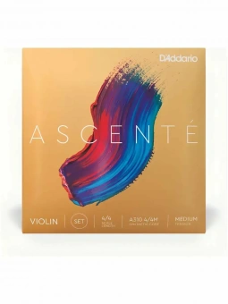 A310-4/4M Ascente Комплект струн для скрипки 4/4, среднее натяжение, D'Addario